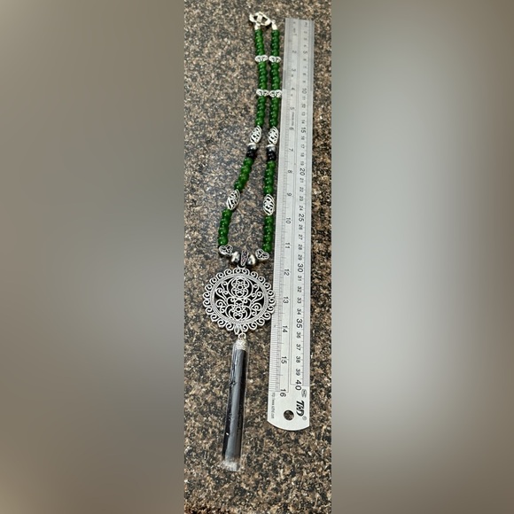 34 inch Agate Gemstone bead Necklace NWOT - Picture 14 of 14